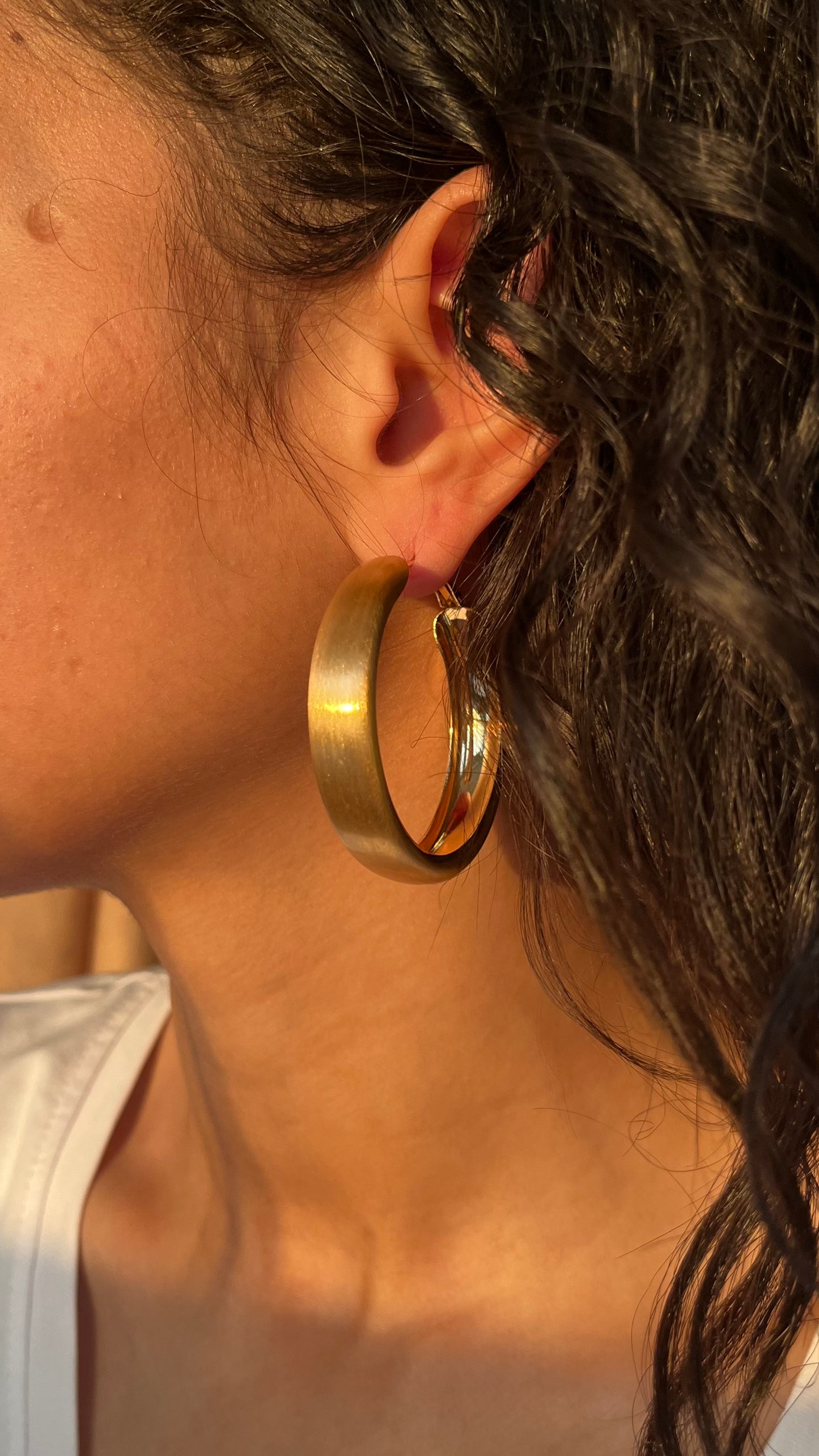 Large Sera Bold Hoop Earrings