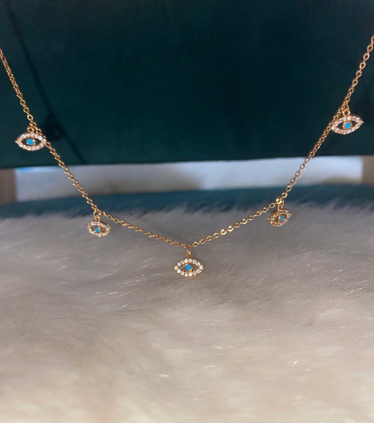 Blue Evil Eye Necklace