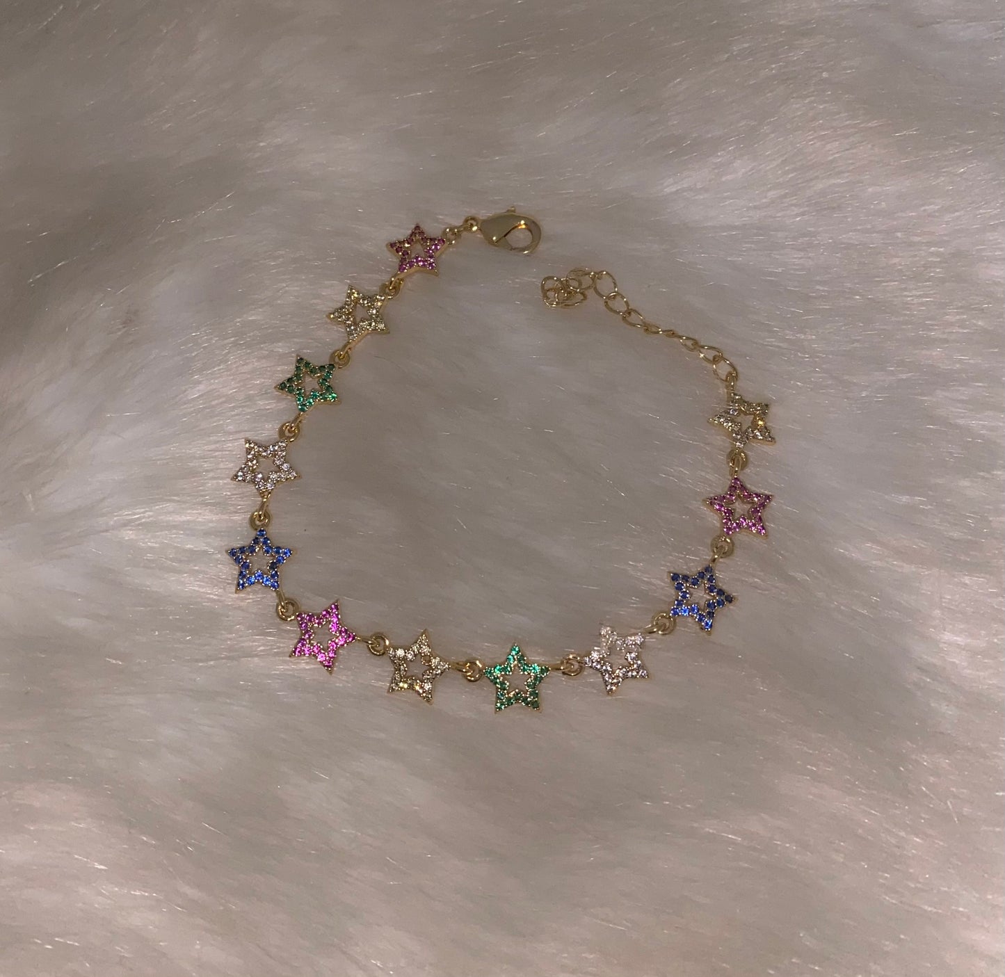 Colored Stars Bracelet