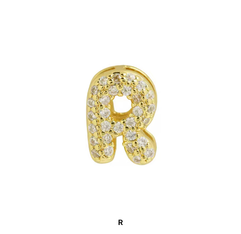 Petite Bubble Initial Necklace