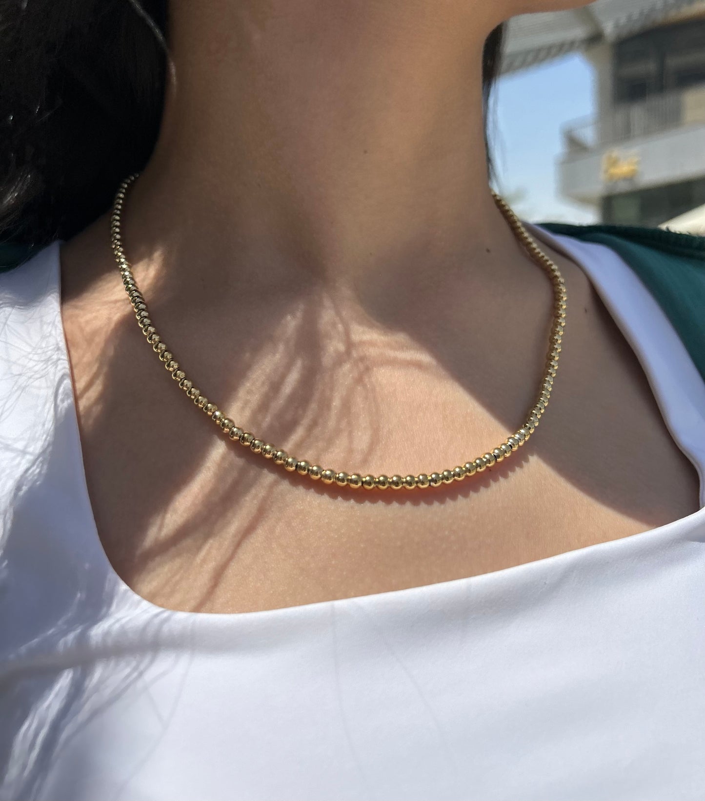 Golden Dots Necklace
