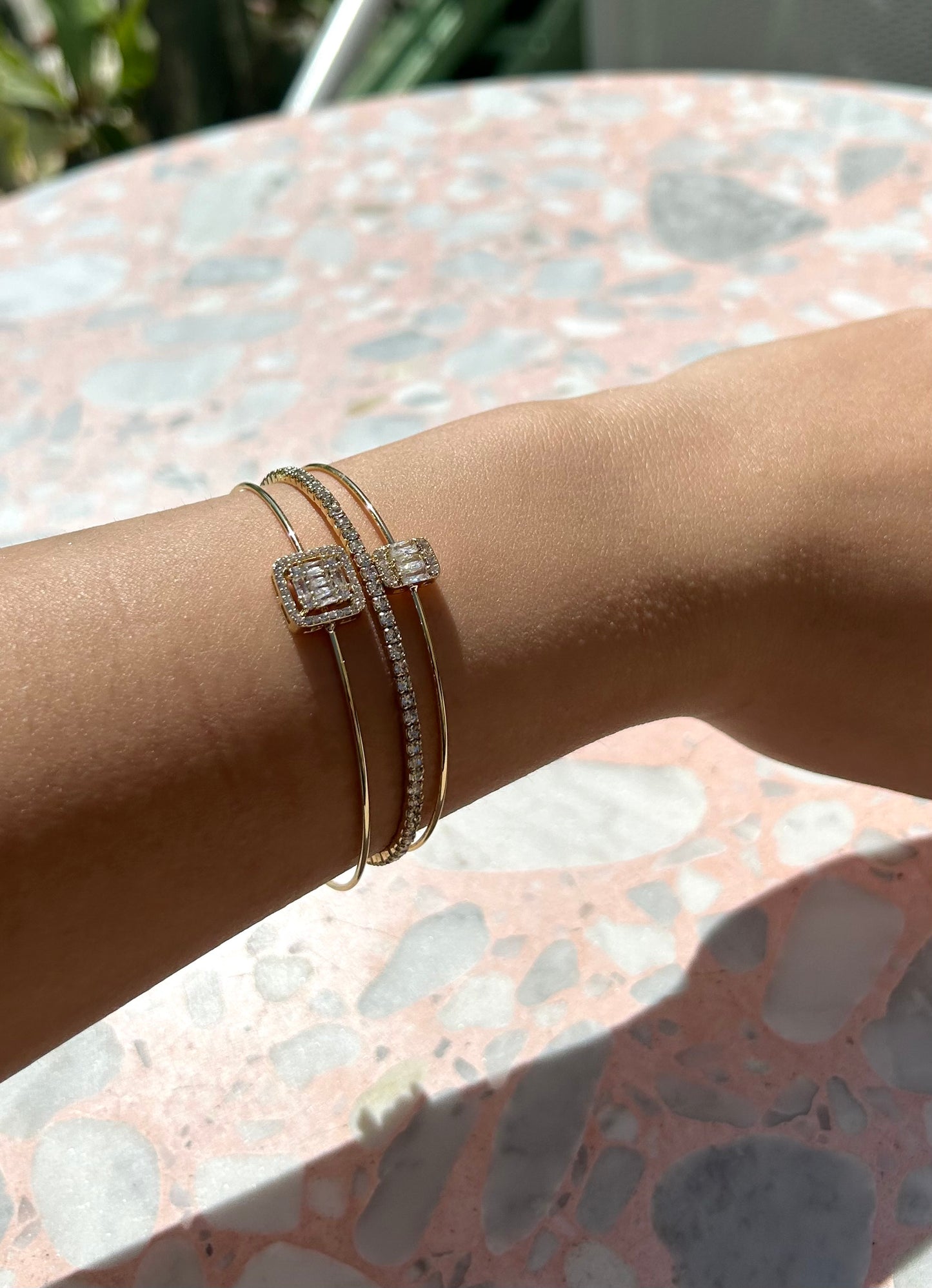 Baguette Bangles SET
