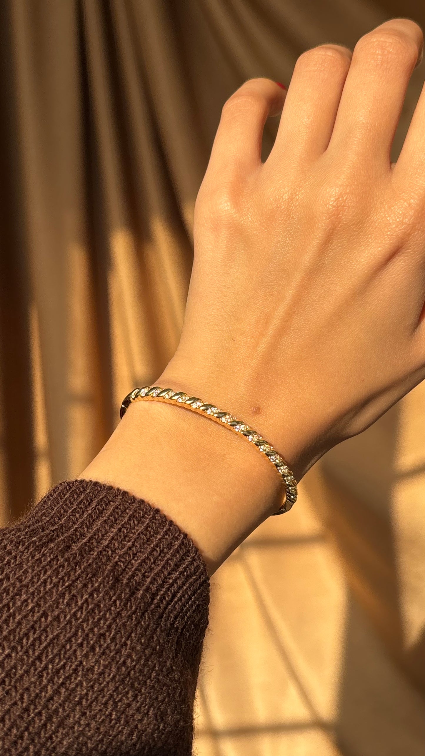 Calicia Gold Bangle