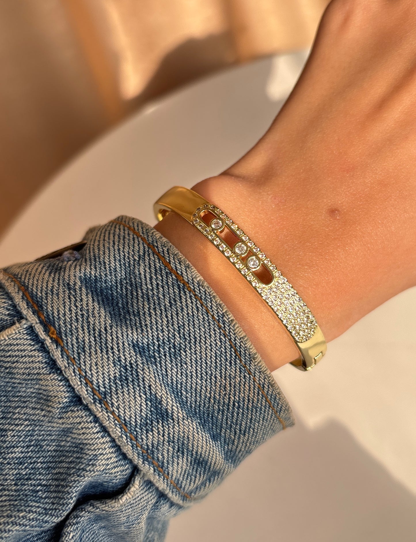 Move Gold Bangle