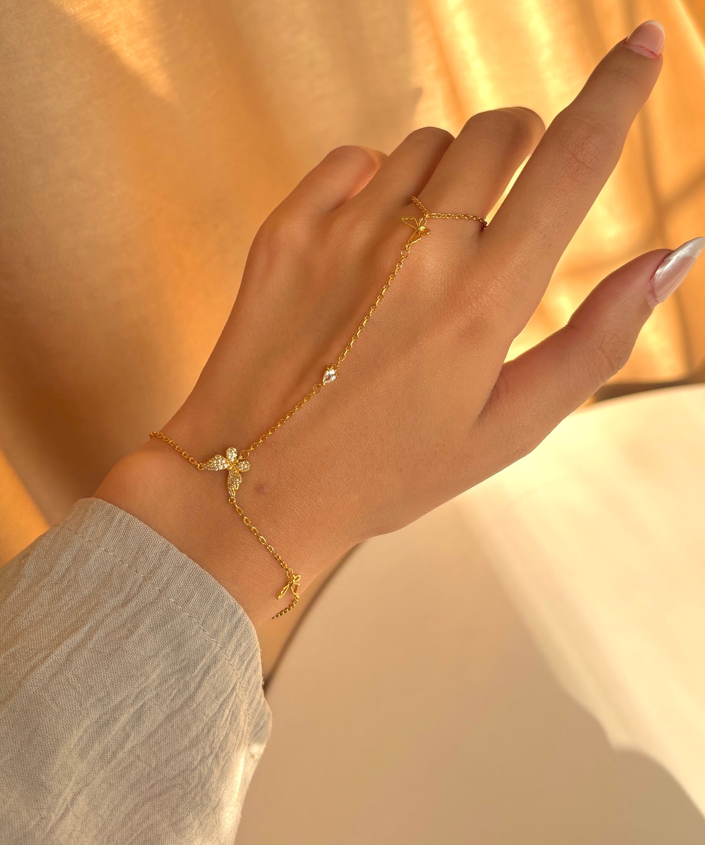 Butterfly Hand Chain