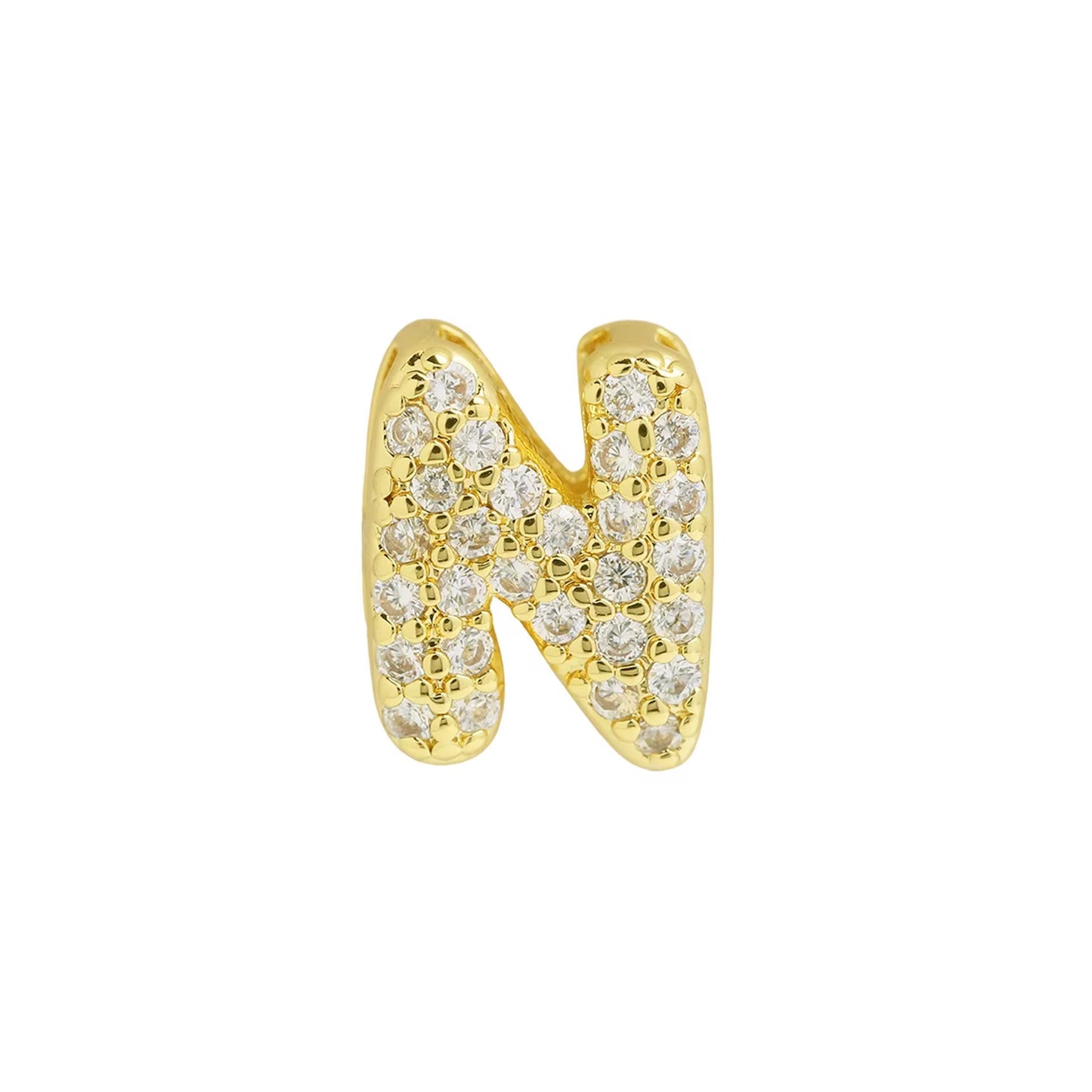 Petite Bubble Initial Necklace