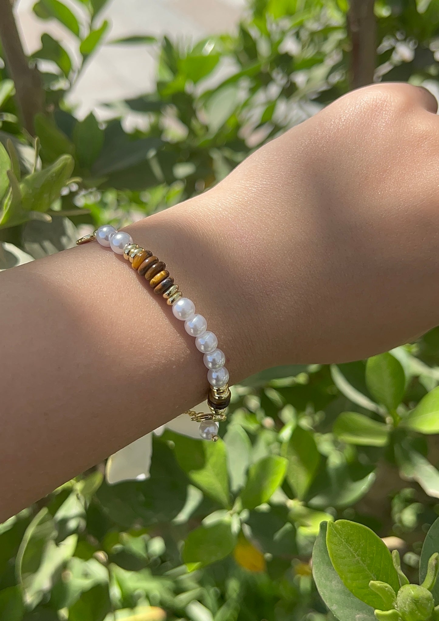 Natural Brown Tiger Eye Stone bracelet