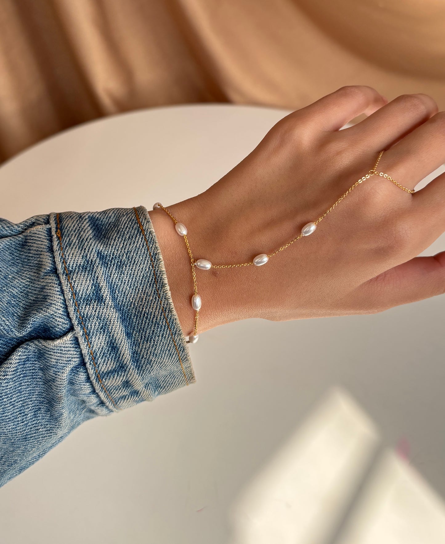 Pearl Hand Chain
