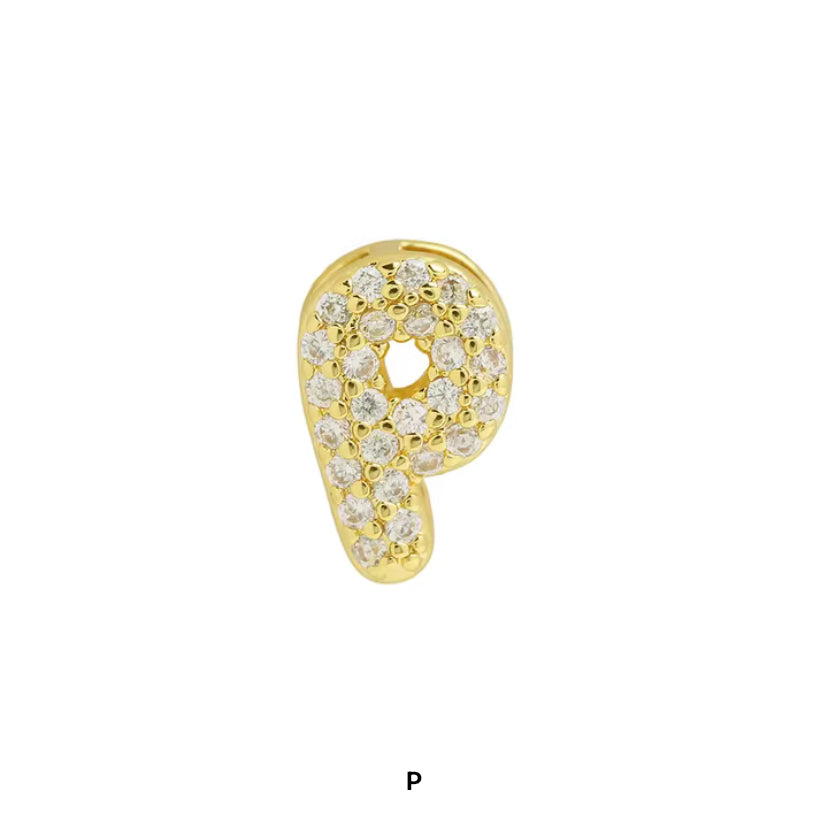 Petite Bubble Initial Necklace