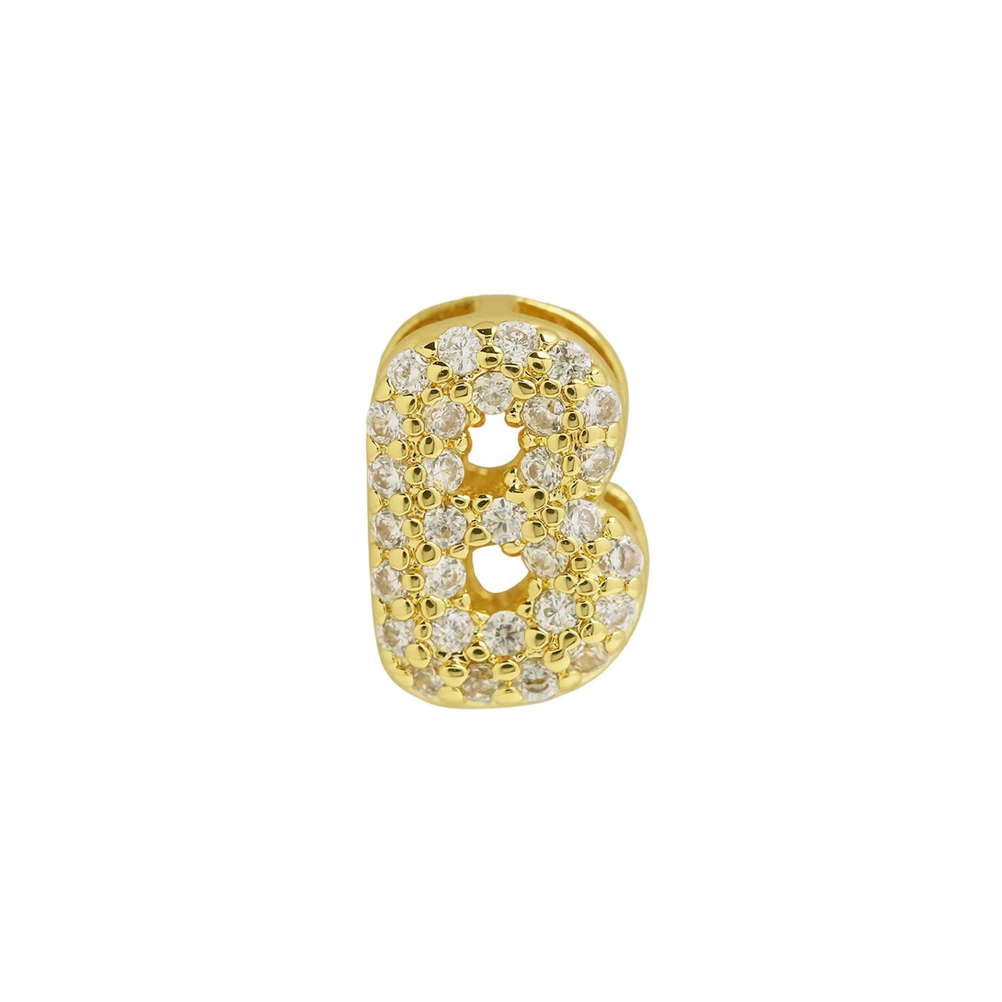 Petite Bubble Initial Necklace