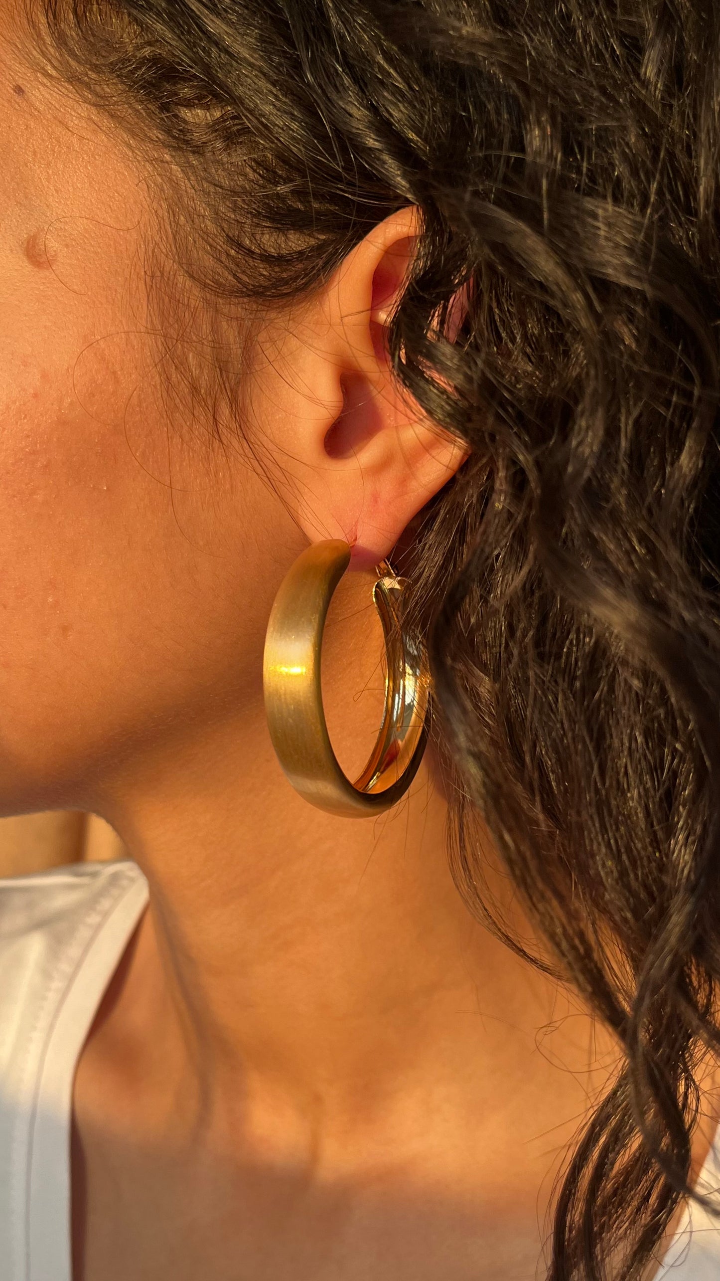 Large Sera Bold Hoop Earrings