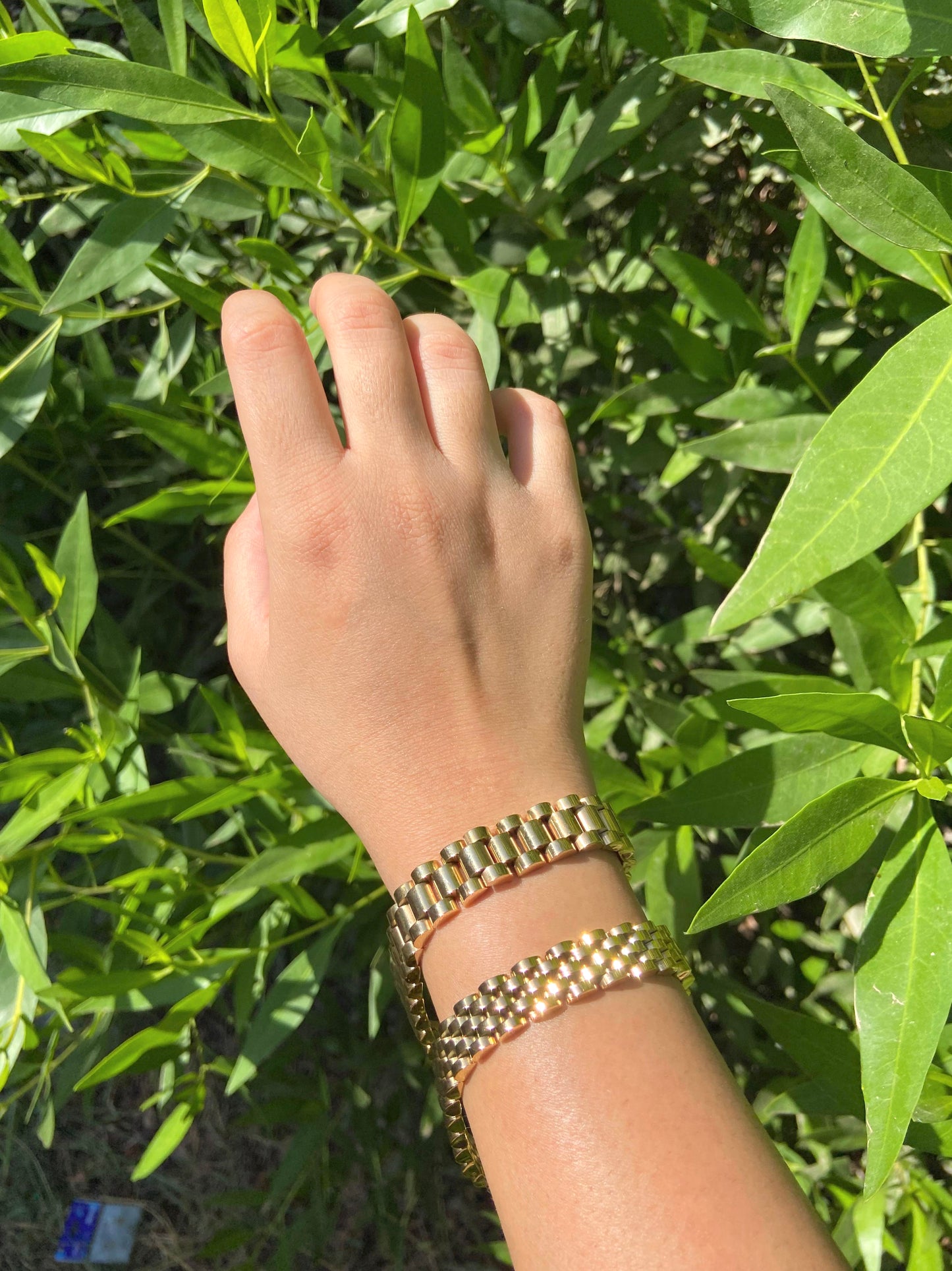 Gold Watch Bracelet