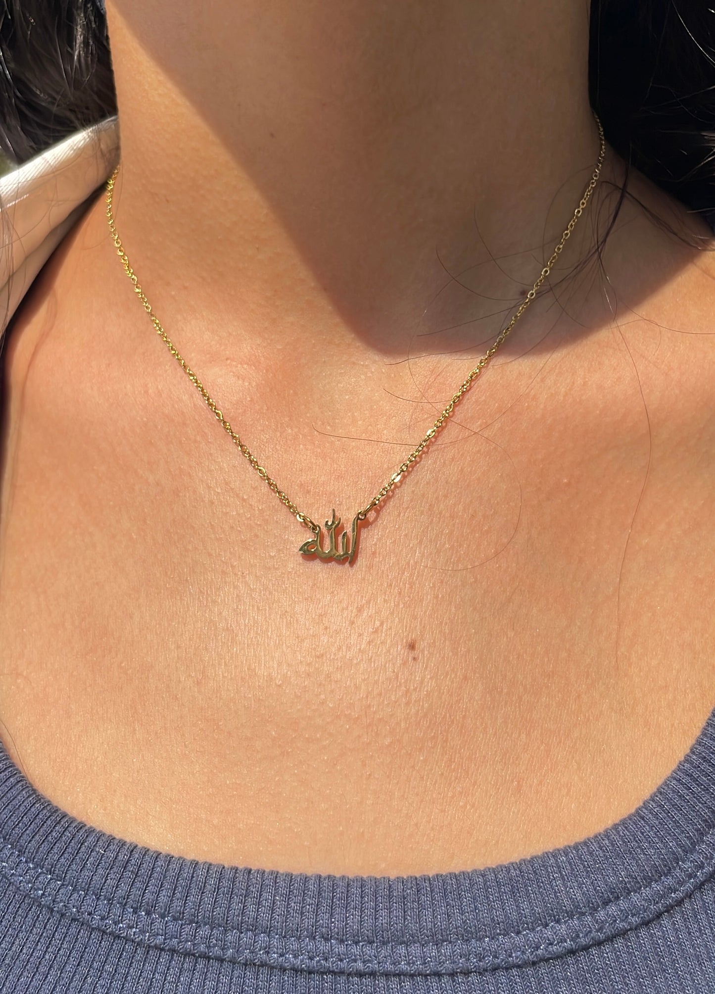 “Allah” Gold Necklace