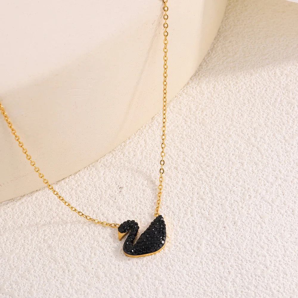Black Swan Necklace