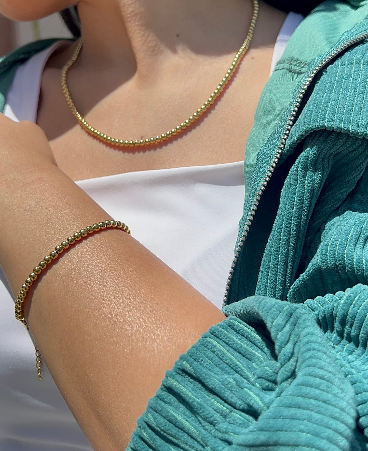 Golden Dots Necklace
