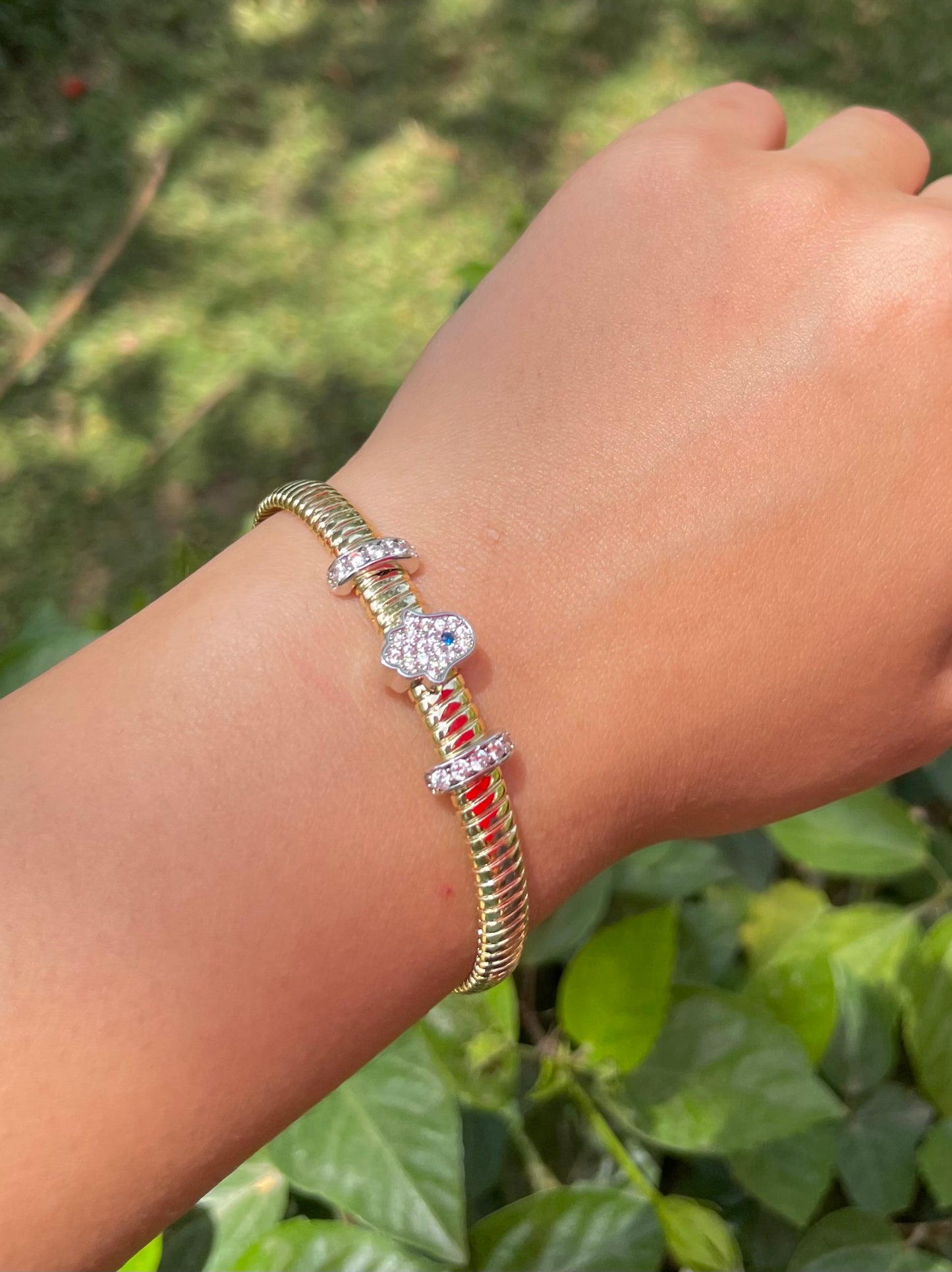 Gold Lazura Bangle