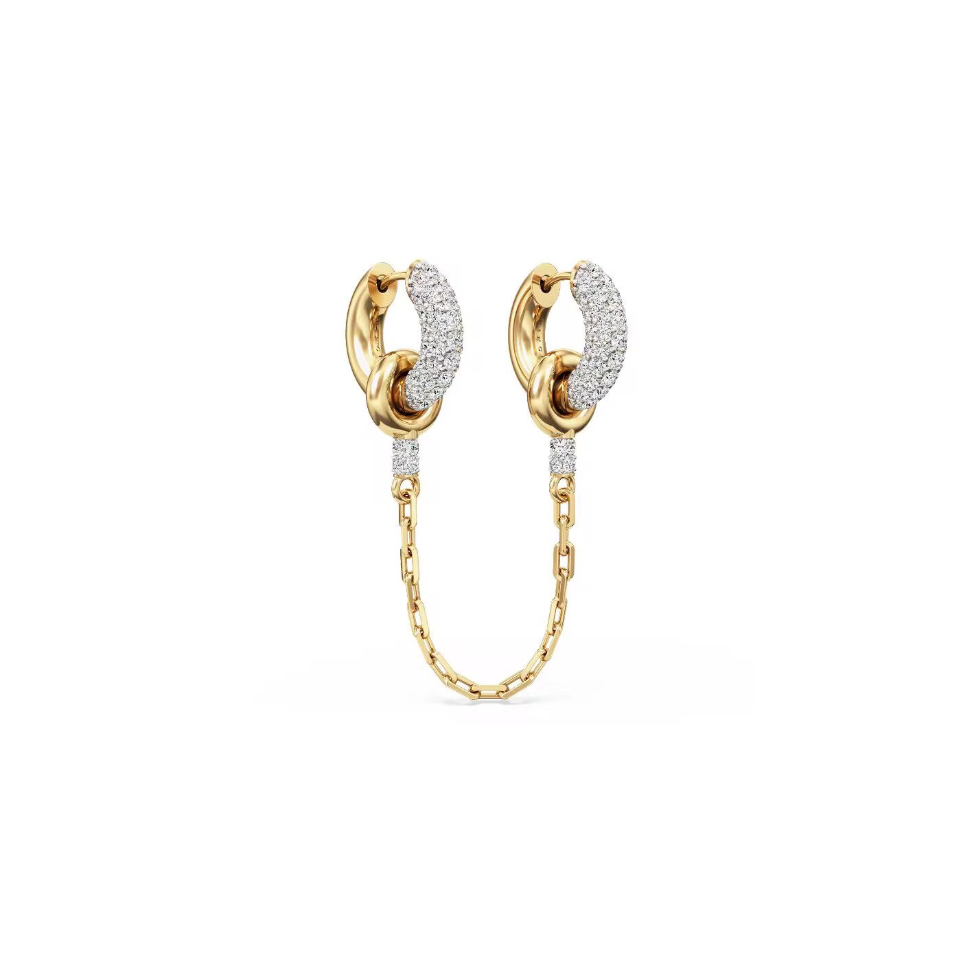 Sugar rush huggie connected Earrings