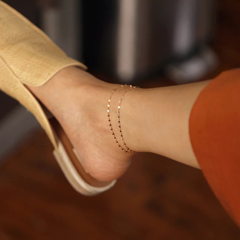 Double Layered Anklet