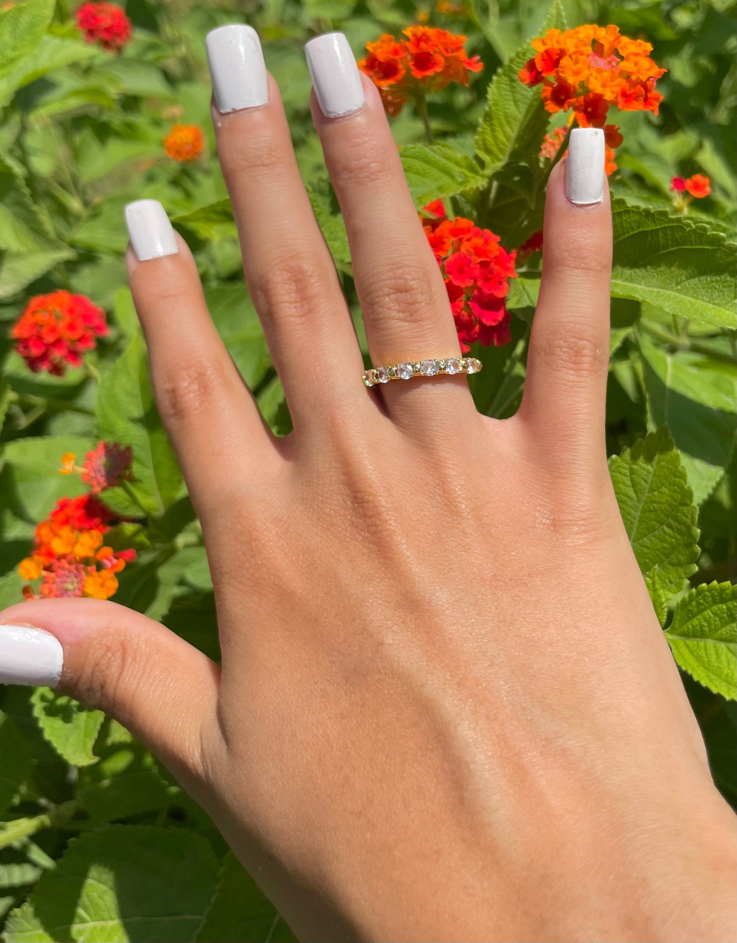Gold Tennis Ring