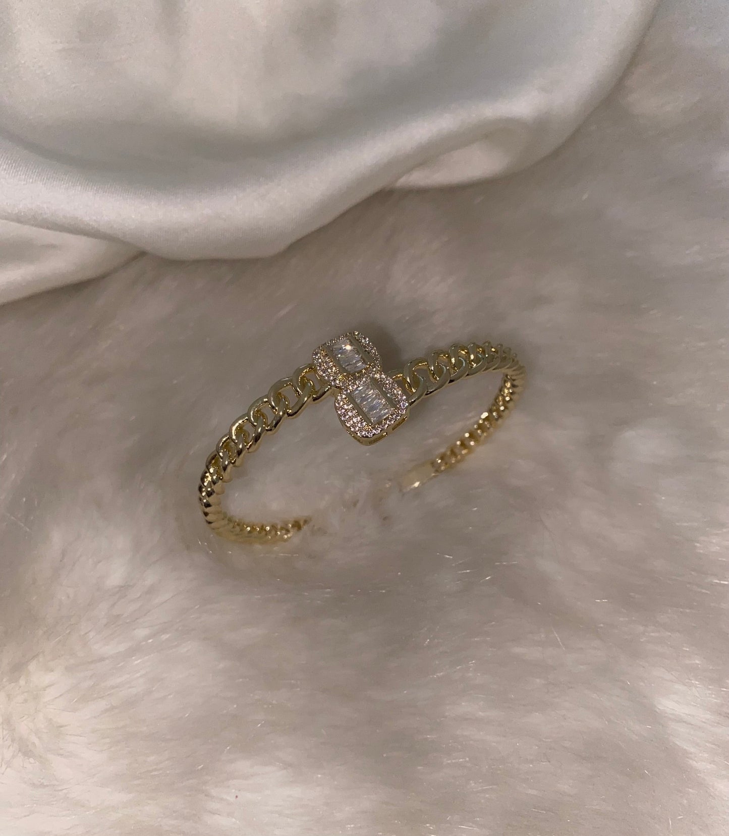 Double Baguette Bangle