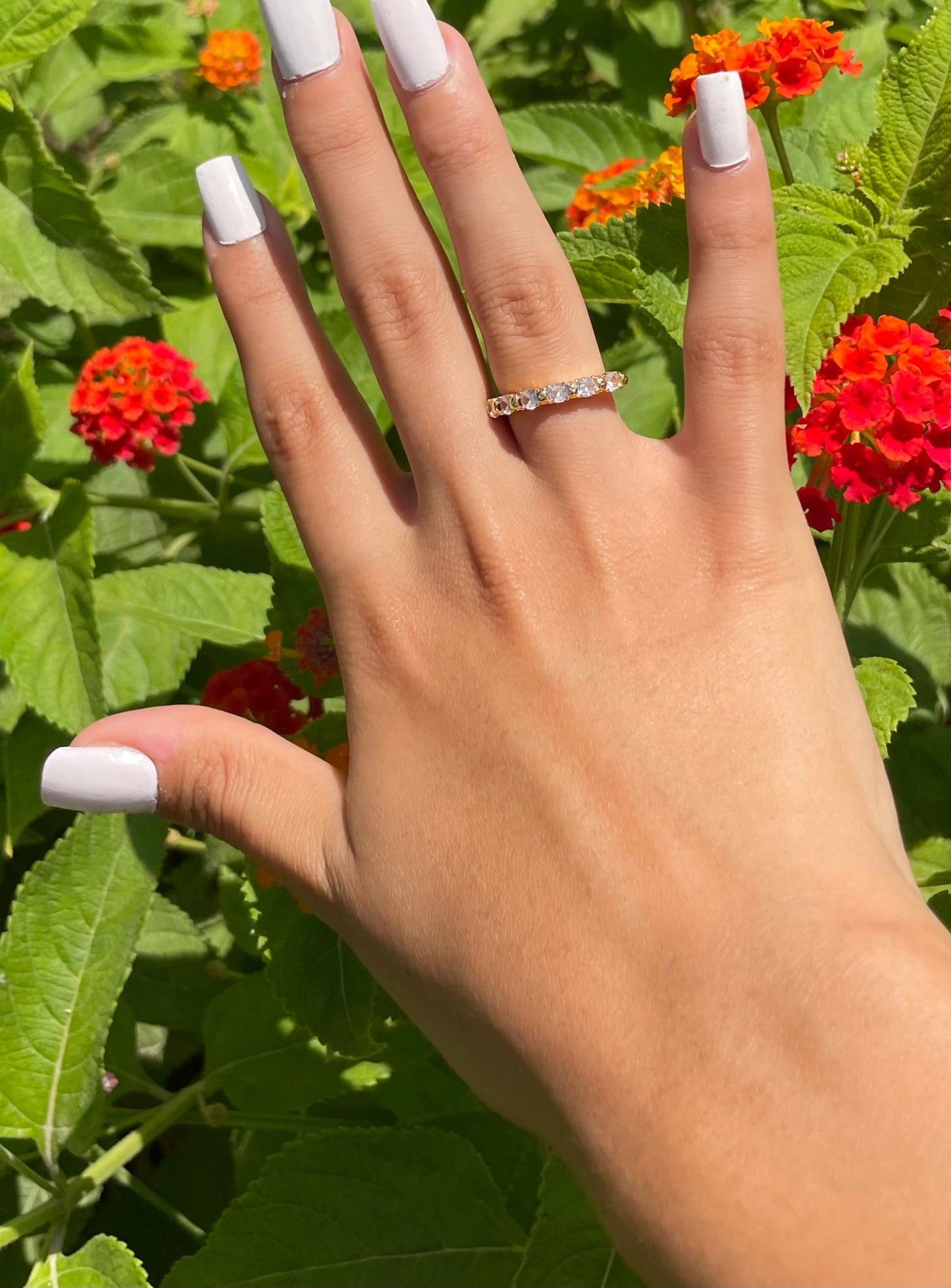 Gold Tennis Ring