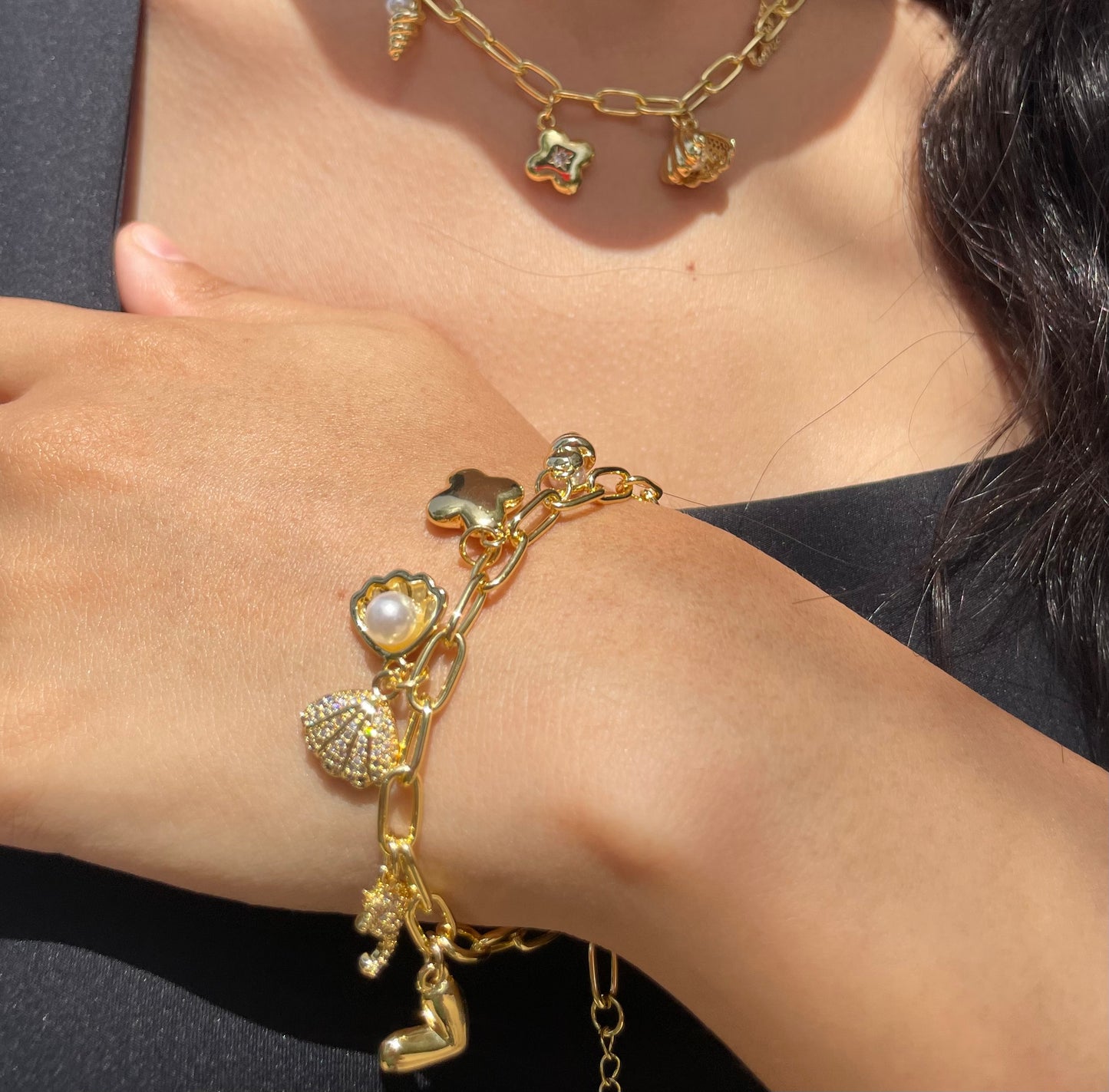 Glimmer Pearl Bracelet