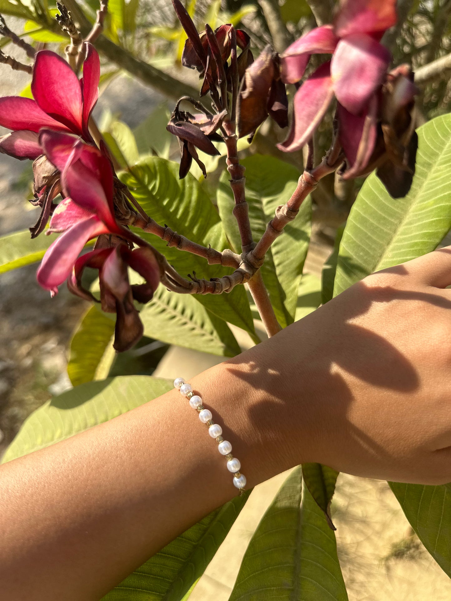 Golden Pearl Bracelet