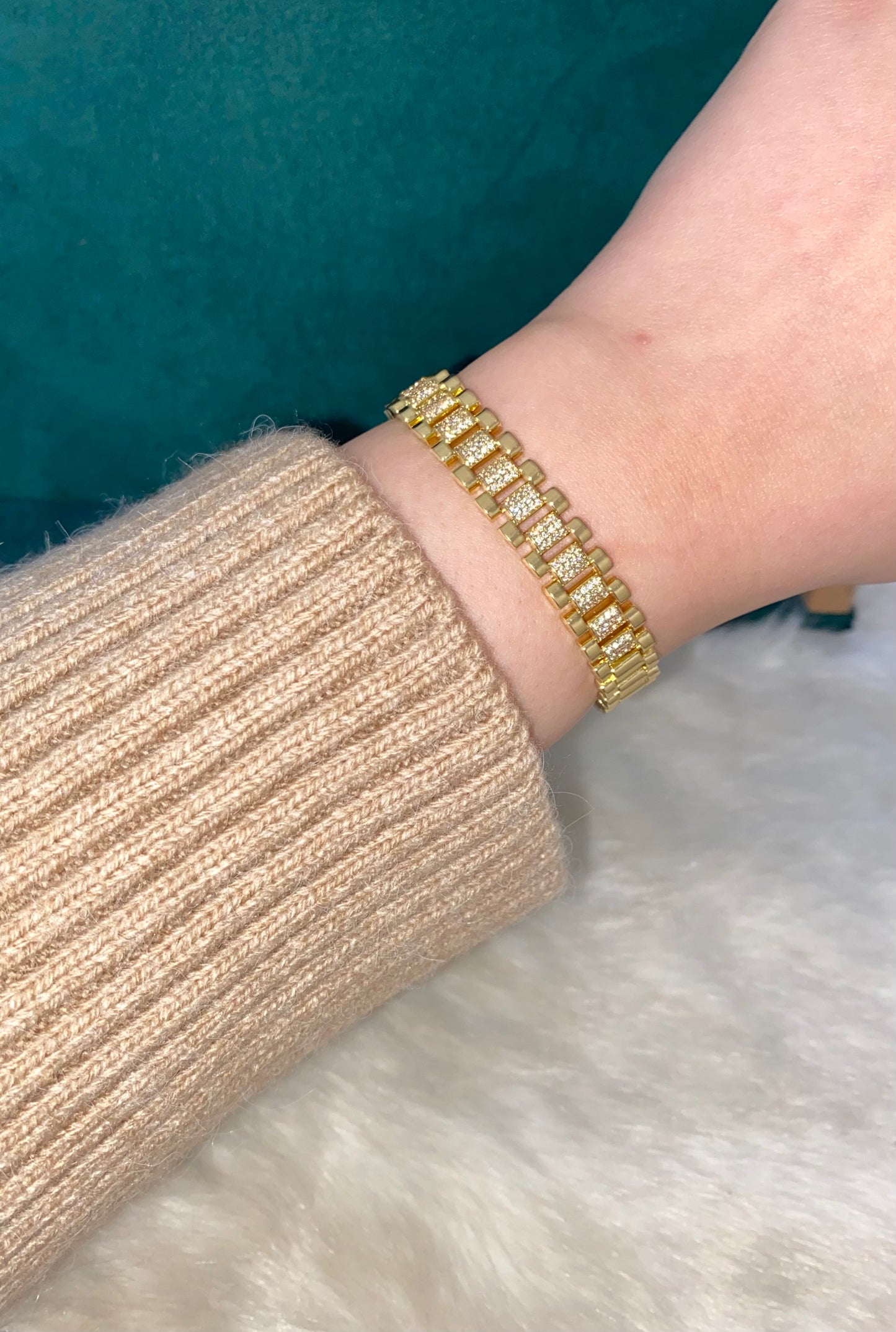 Diamond Watch Bracelet
