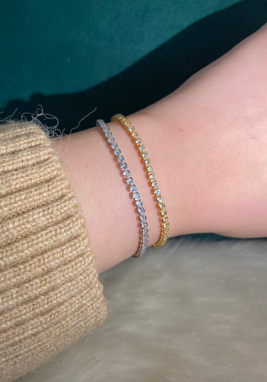 Round Adjustable Tennis Bracelet