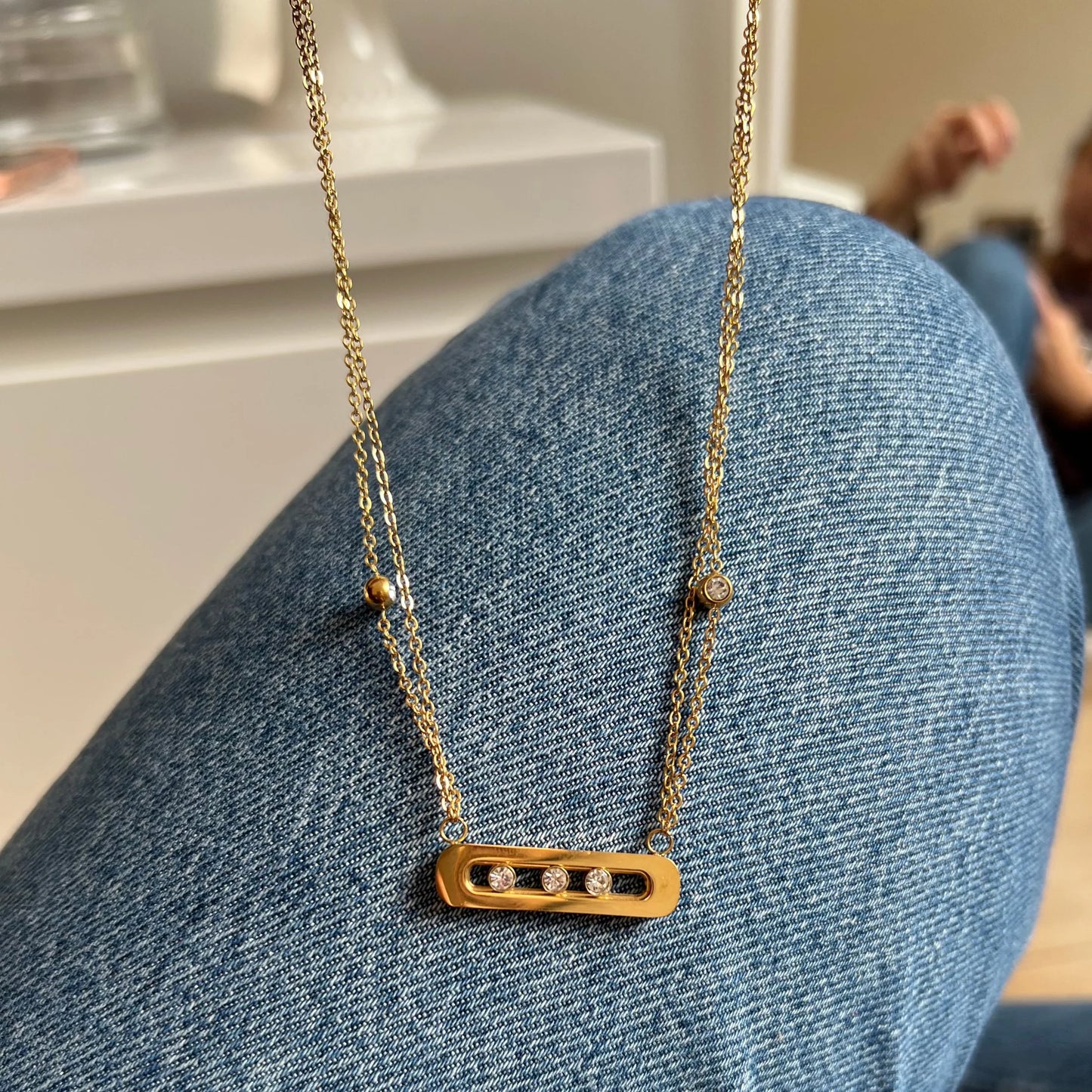 Diamond Baby Move Necklace