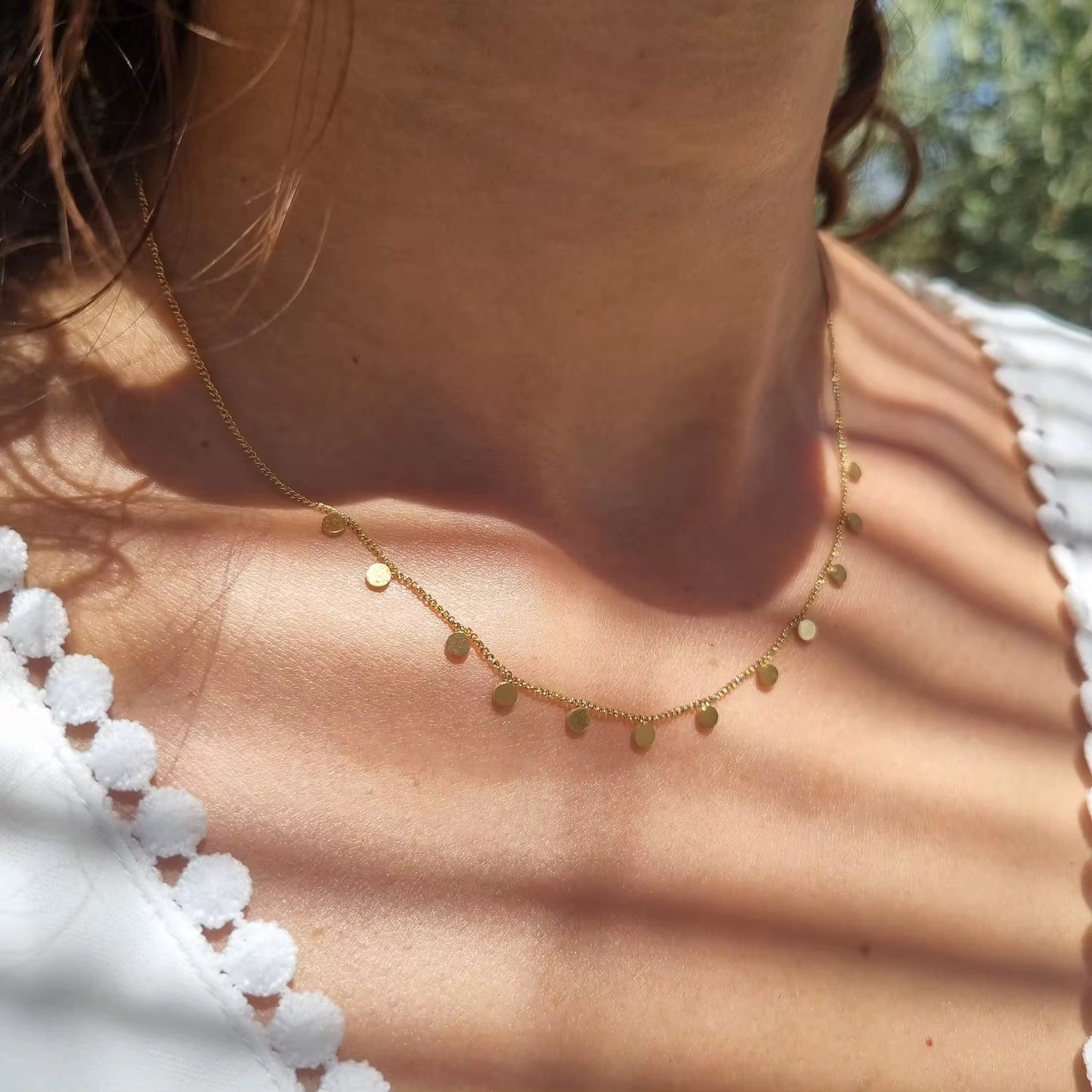 Mini Disc Necklace