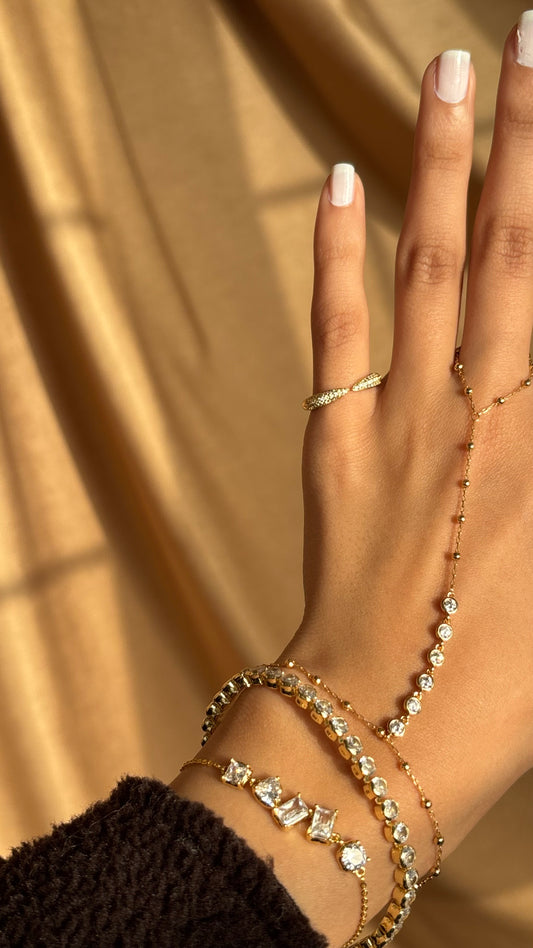 Evara Thin Gold Ring