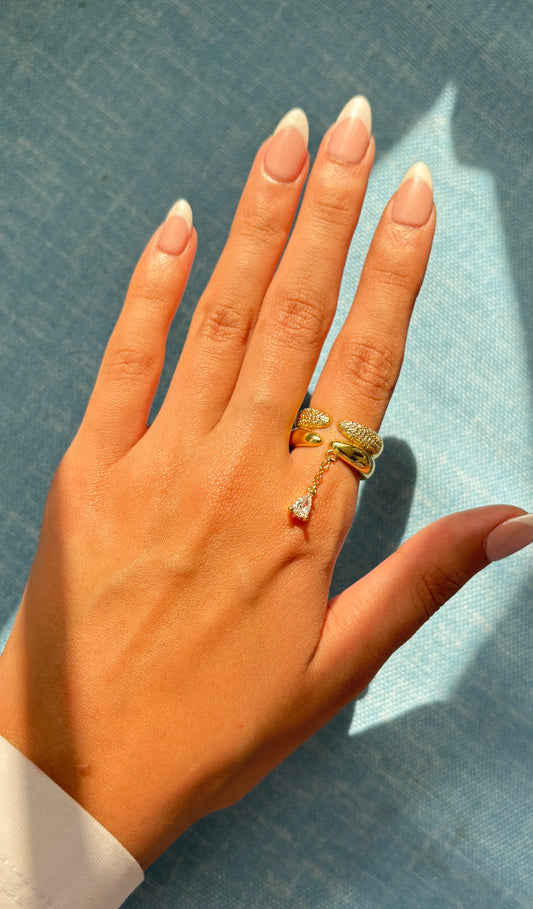 Linked Tear Ring