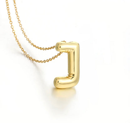 Bubble Initials Necklace