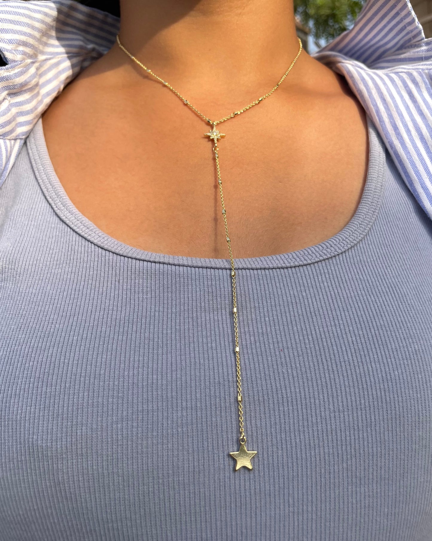 Star Drop Necklace