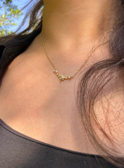 Mini Stars Gold Necklace