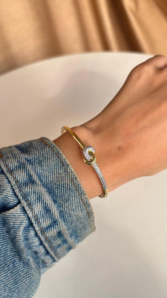 Diamond Knot Bangle
