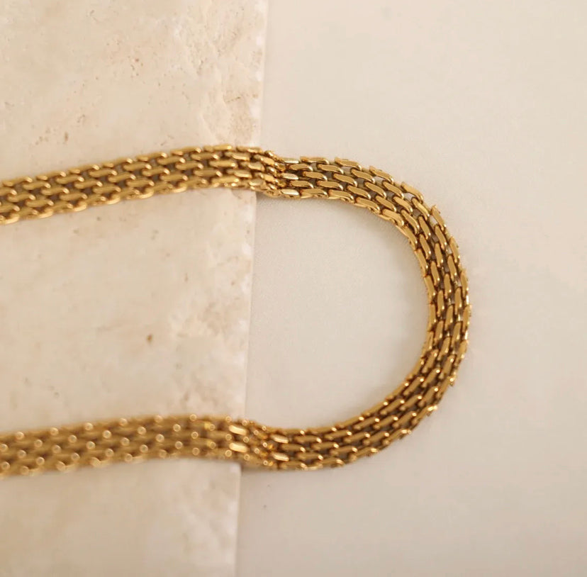 Afra Gold Necklace