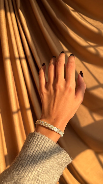 Baguette Gold Bangle