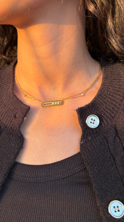 Diamond Baby Move Necklace