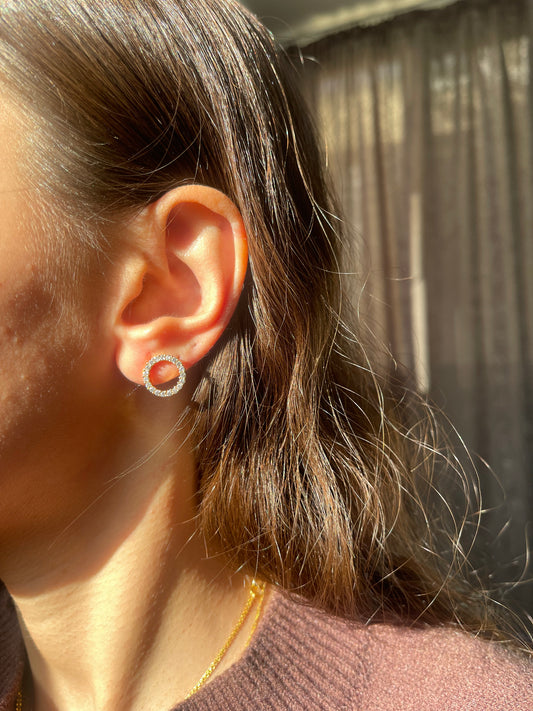 Round diamonds Earrings