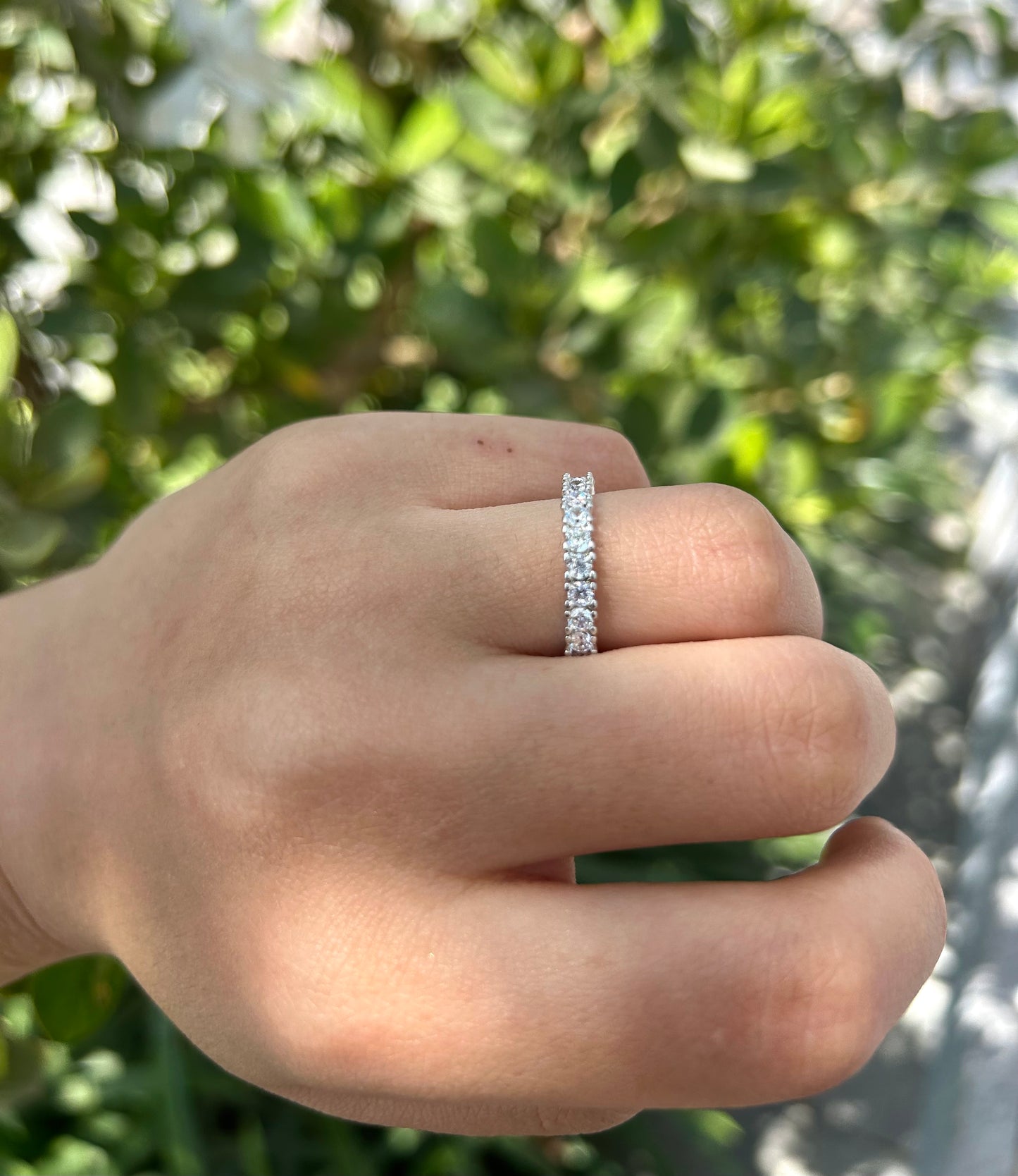 Tennis Silver Ring