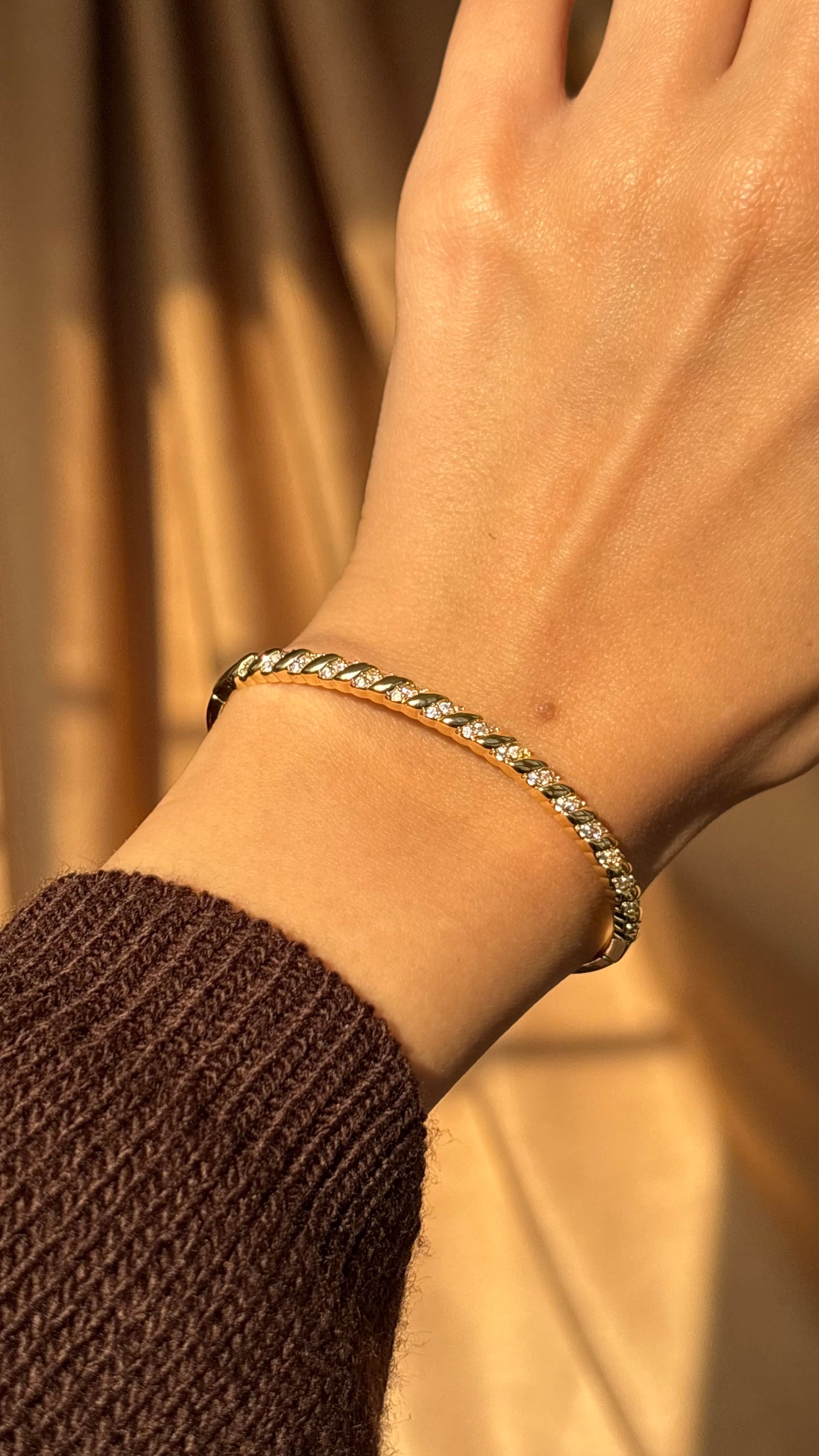 Calicia Gold Bangle