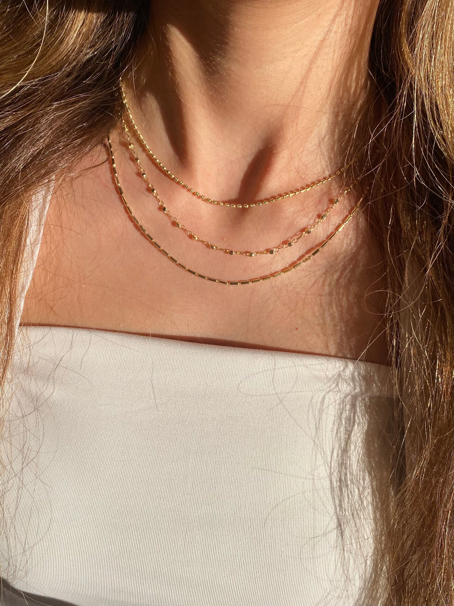 Trio chain necklace