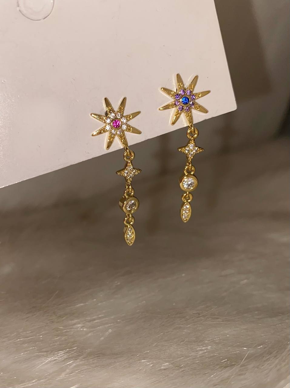 Glow Starburst single Earring