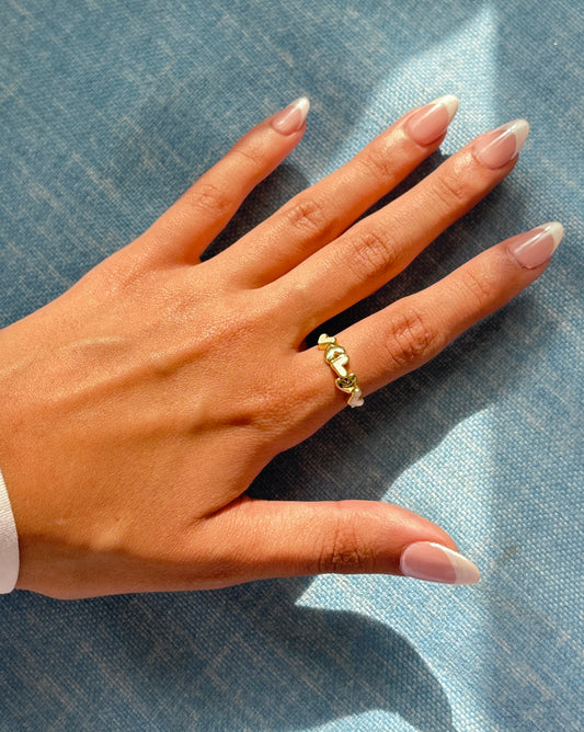 Mini Hearts Ring
