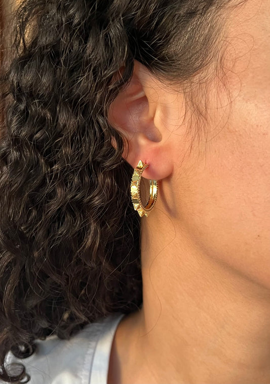 Volt Hoop Earrings