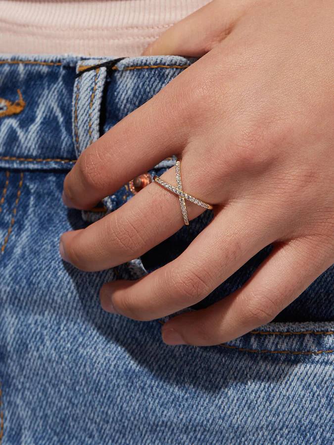 Cross Ring Gold