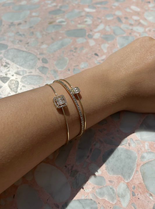 Baguette Bangles SET
