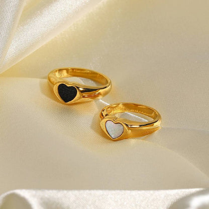 Heart Shape Ring Gold